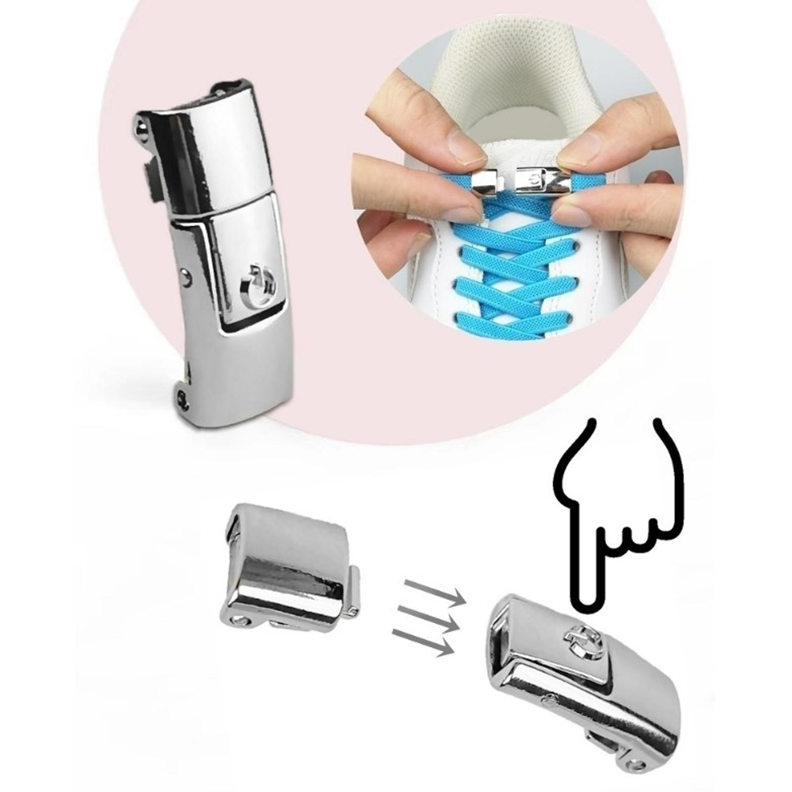 Universal Elastic No Tie Shoe Laces Shoelaces Quick for Trainer Women Lazy Men Elderly