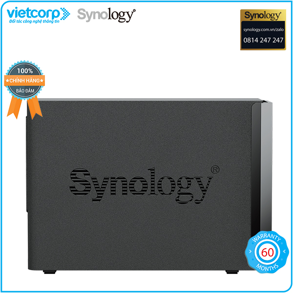 Thiết bị lưu trữ NAS Synology DS224+ - Hàng Chính Hãng