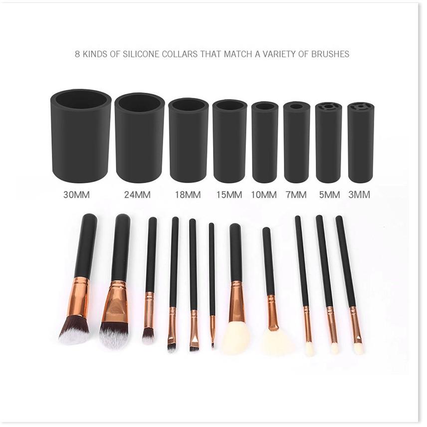 Máy rửa cọ trang điểm Makeup Brush Cleaner Bộ 10 chi tiết