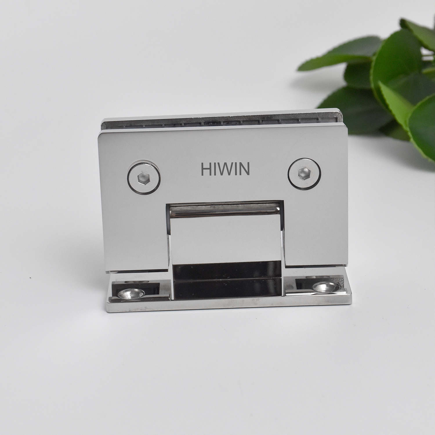 Bản lề cabin tắm 90 độ kính - tường cạnh thẳng inox 304 Hiwin HG-009 (dày 5mm)