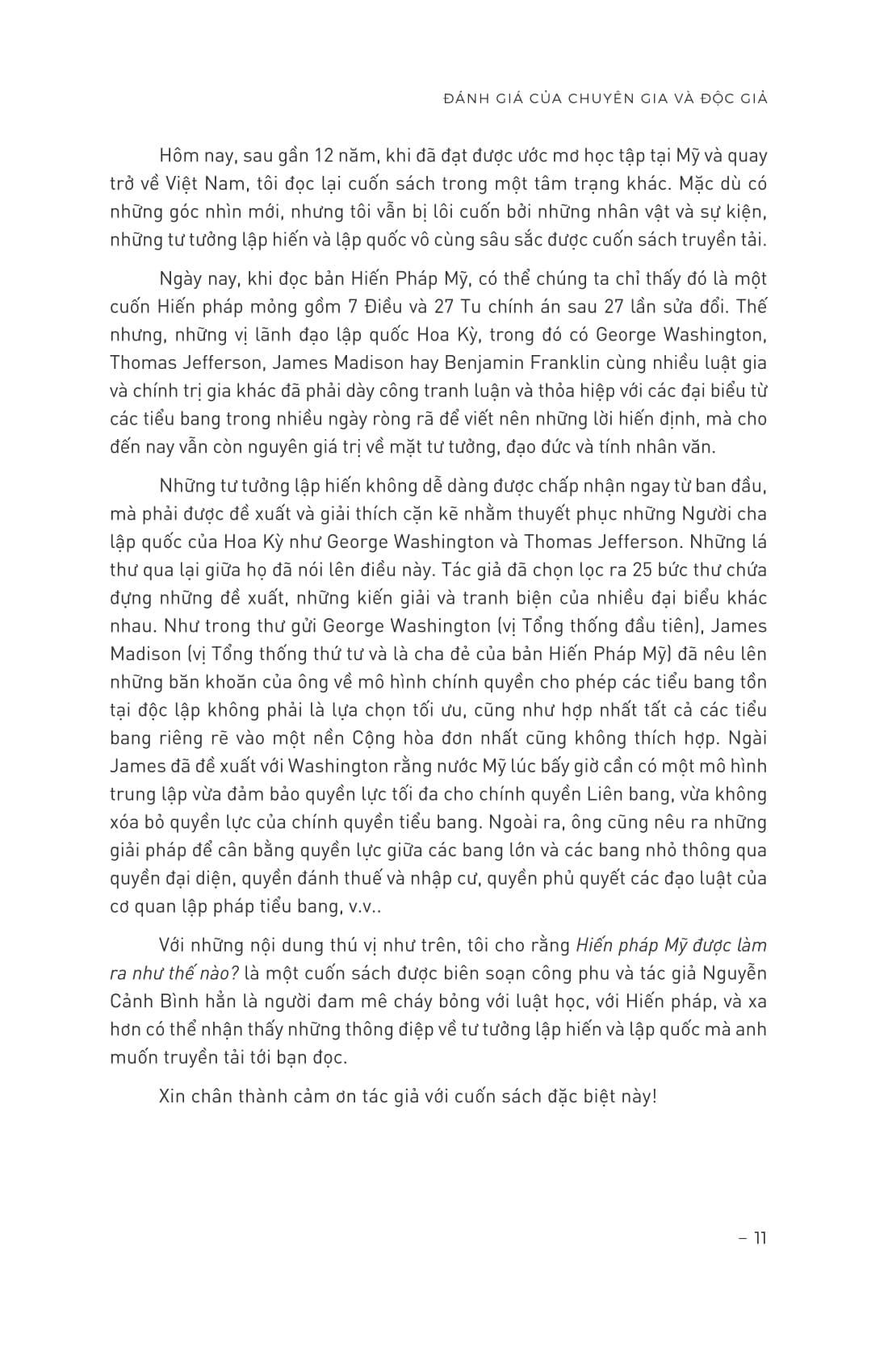 Hiến Pháp Mỹ Được Làm Ra Như Thế Nào?