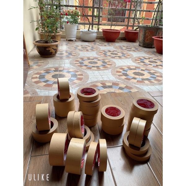 Băng dính giấy da bò karaft khổ 5cm vs 2,5cm x 40m