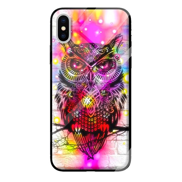 Ốp kính cường lực cho iPhone X mẫu CÚ 3 - Hàng chính hãng