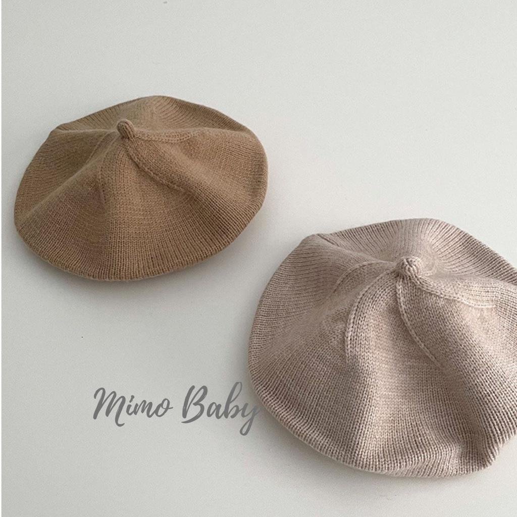 Mũ nồi len basic Style hàn quốc đáng yêu cho bé Mimo baby MN79