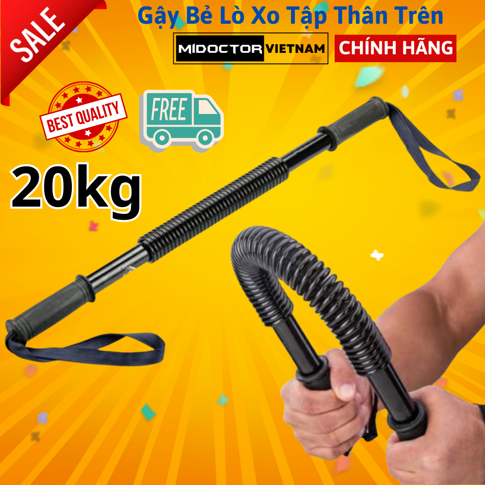 Gậy bẻ lò xo 5kg 10kg 20kg Dành Cho Bé Trẻ Em 30kg 40kg 50kg 60kg 100kg tập cơ tay - Hãng miDoctor