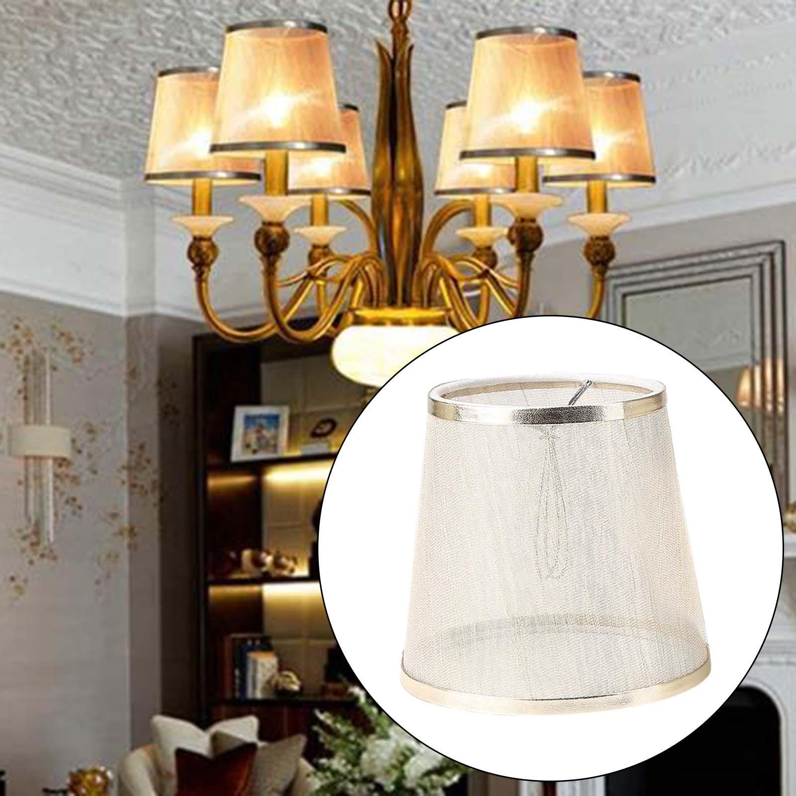 Table Lamp Shade Cover Chandelier Lampshade Replacements Sturdy Multipurpose Translucent Lighting Dust Cover for Office Hotel