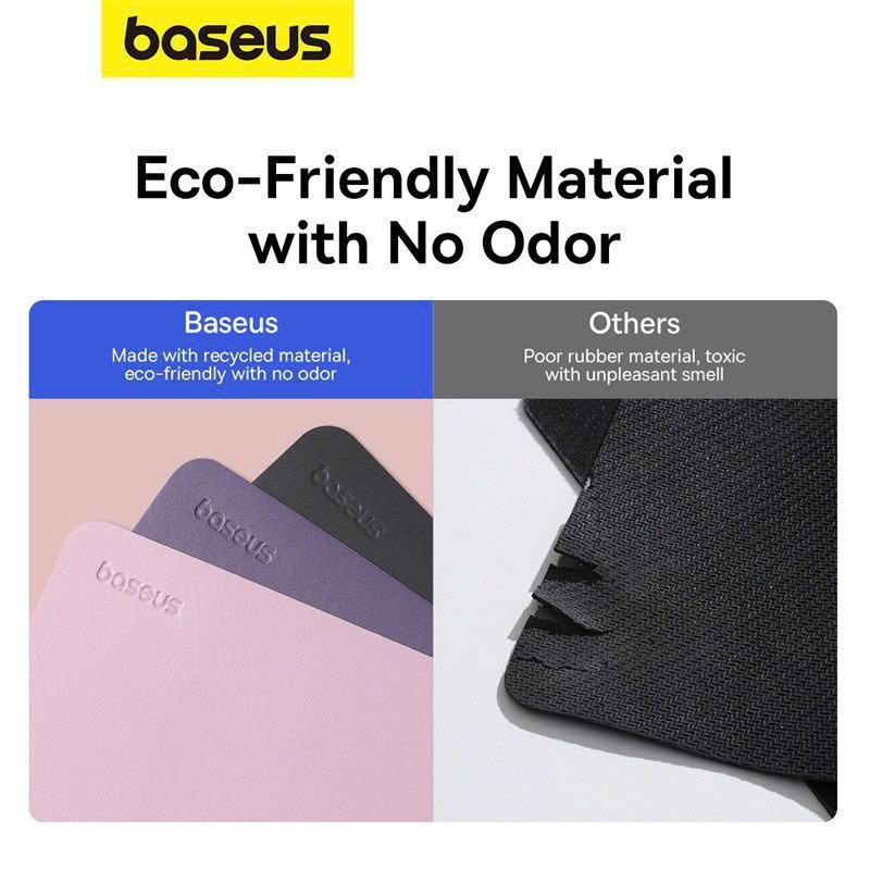 Lót Chuột Baseus Mouse Pad Chất Liệu Da PU Siêu Mịn hàng chính hãng