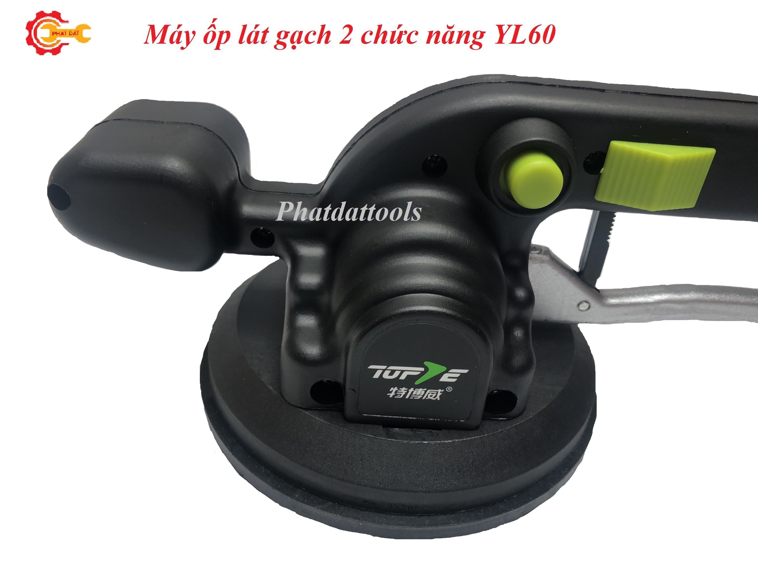 Máy rung ốp lát gạch 2 chức năng TOPVEL YL60-2 Pin 12V