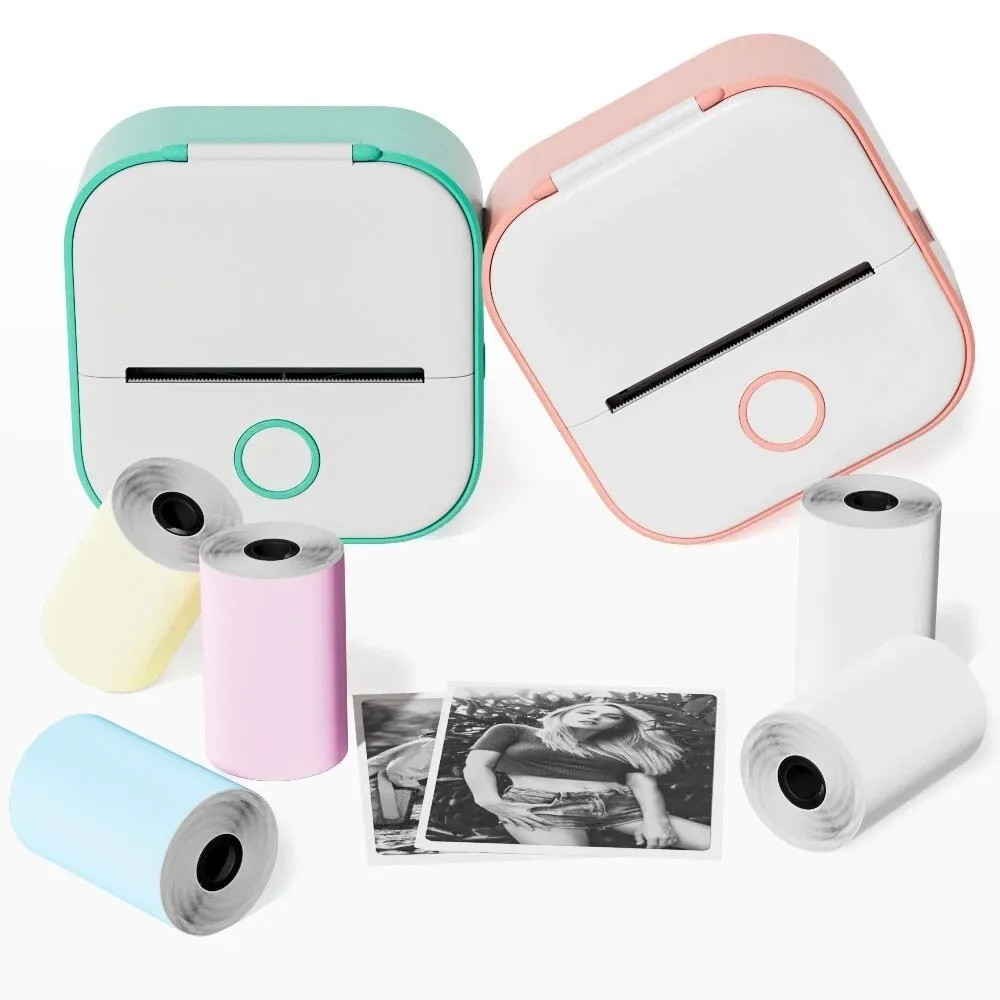 Máy In Nhiệt Aimo T02 Kết Nối In Trực Tiếp Từ Điện Thoại Qua Kết Nối Bluetooth - Hàng chính hãng