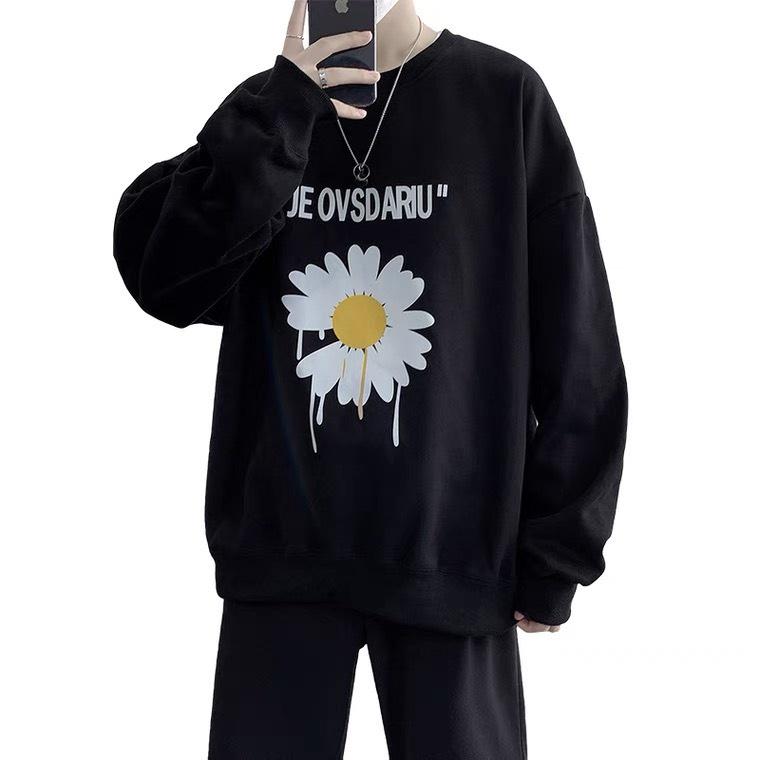 ÁO SWEATER NAM NỮ IN HOA CÚC
