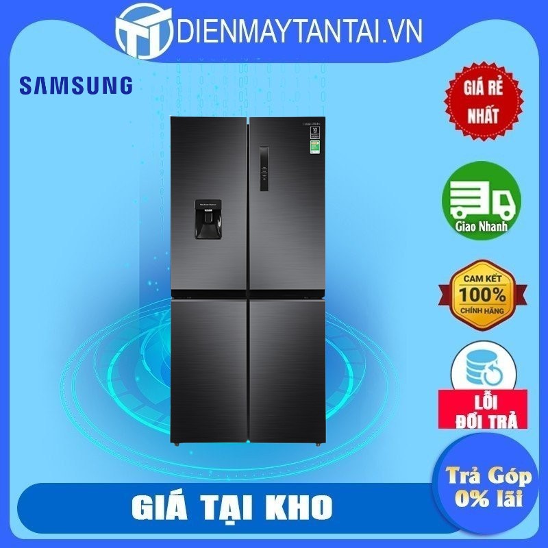 Tủ lạnh Samsung Multidoor Inverter 488 lít RF48A4010B4/SV - Hàng chính hãng (chỉ giao HCM)