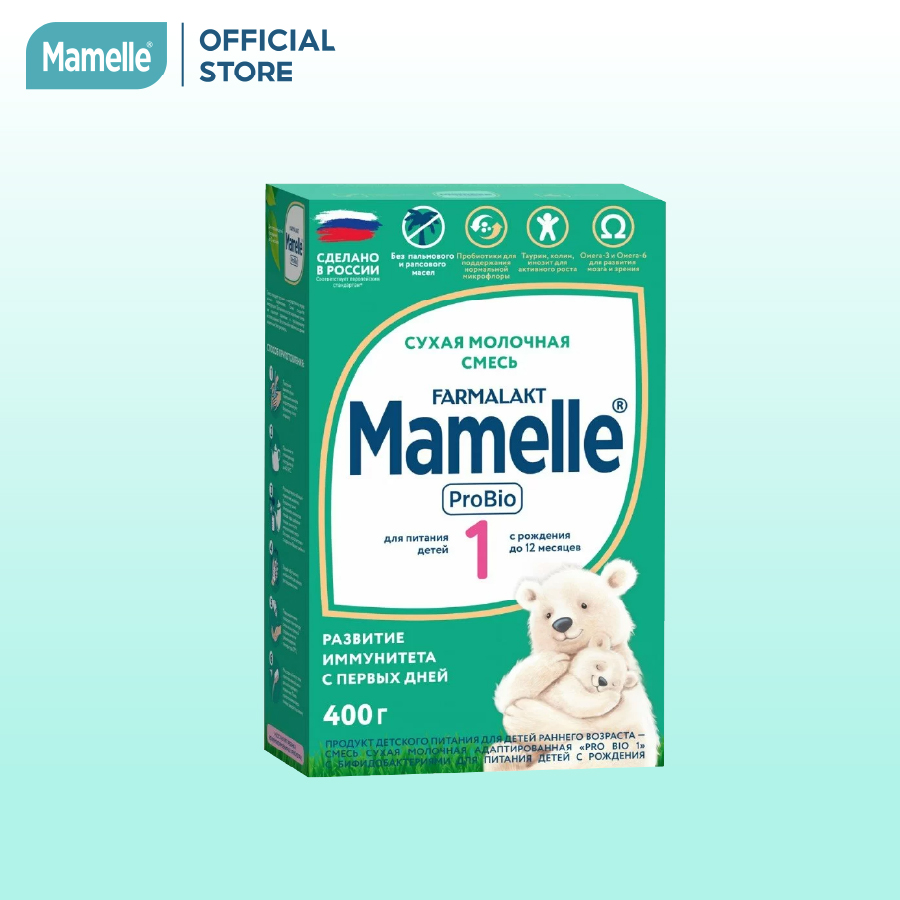 Sữa bột công thức Mamelle Pro Bio Số 1 cho trẻ từ 0 đến 12 tháng hộp 400g/hộp