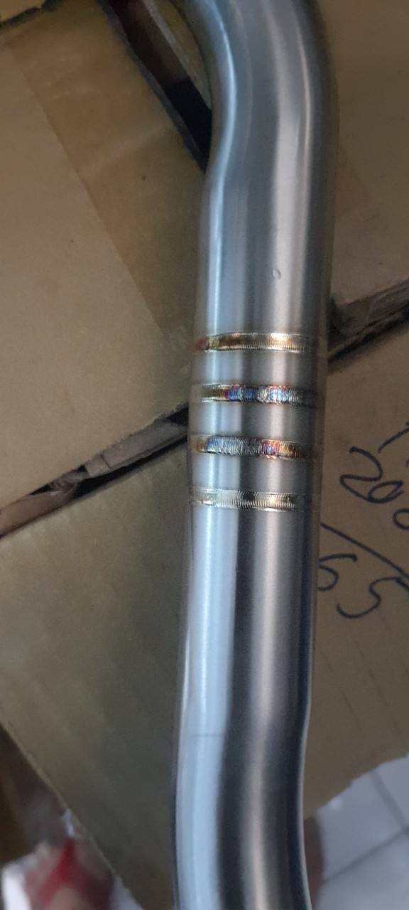 cổ pô inox 304 gắn các loại xe máy size 27 và 32 có chạy tip