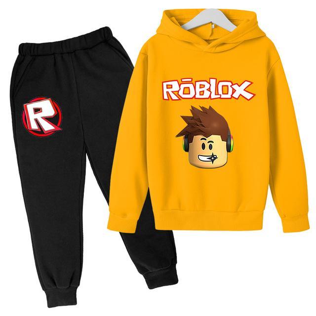 Trẻ Em Áo Hoodie Robloxing Nữ Sinh Áo Nỉ Bé Trai Áo Bóng Đá Hoạt Hình In Hình Cotton Xuân Thu 4T-14T Trò Chơi