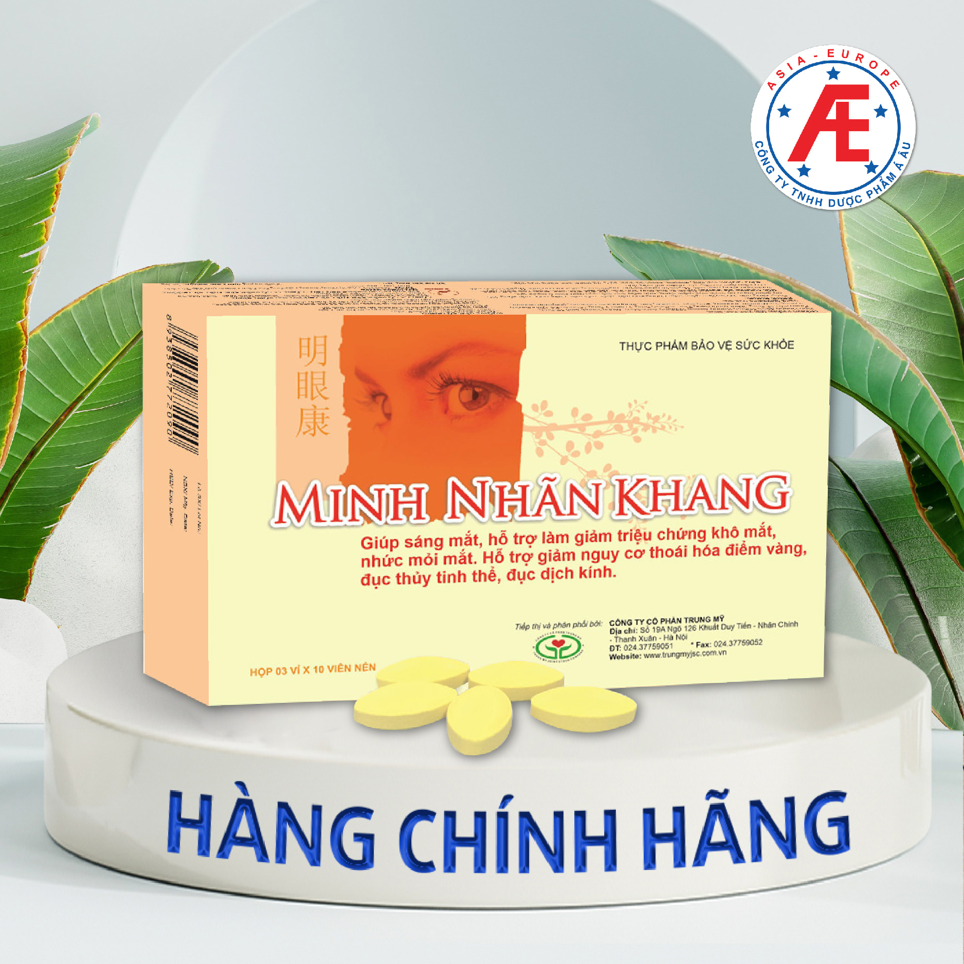 Minh Nhãn Khang- hỗ trợ giảm thoái hoá điểm vàng, đục thủy tinh thể