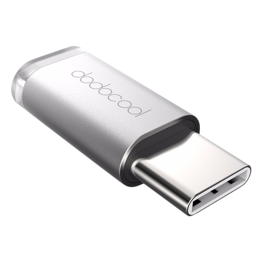 Đầu Chuyển Micro USB (Âm) Sang Type C (Dương) Dodocool DA71 - Hàng Chính Hãng