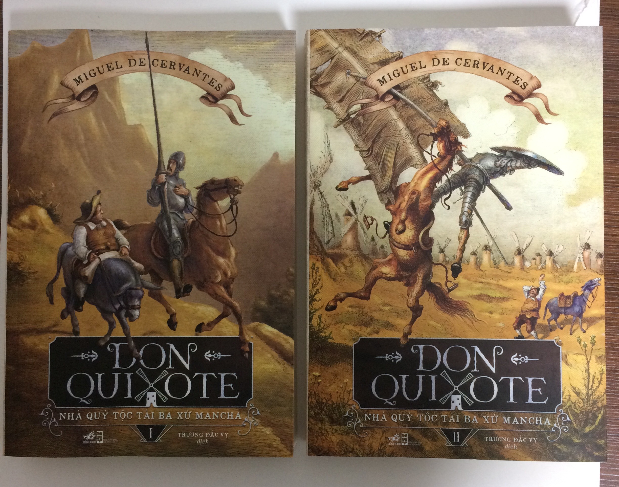 Trọn bộ Don Quixote - Nhà Quý Tộc Tài Ba Xứ Mancha - Combo Tập 1 & Tập 2