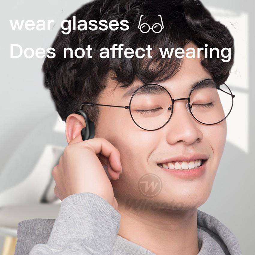 Tai Nghe Bluetooth Wiresto Kiểu Móc Tai Phong Cách Thể Thao Chống Mồ Hôi