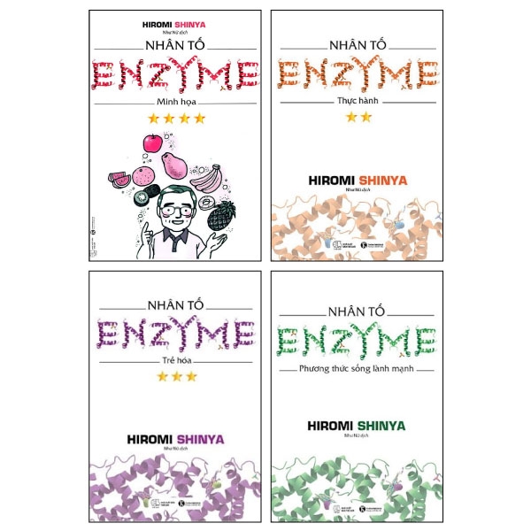 Combo Nhân Tố Enzyme - Tái Bản (Bộ 4 Cuốn)