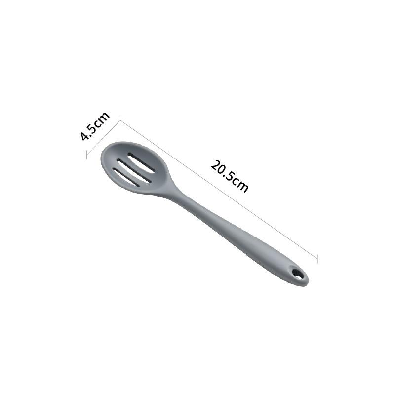 Silicone Small Colander Special Heat-resistant Cooking Spoon for Non-stick Pan Colander