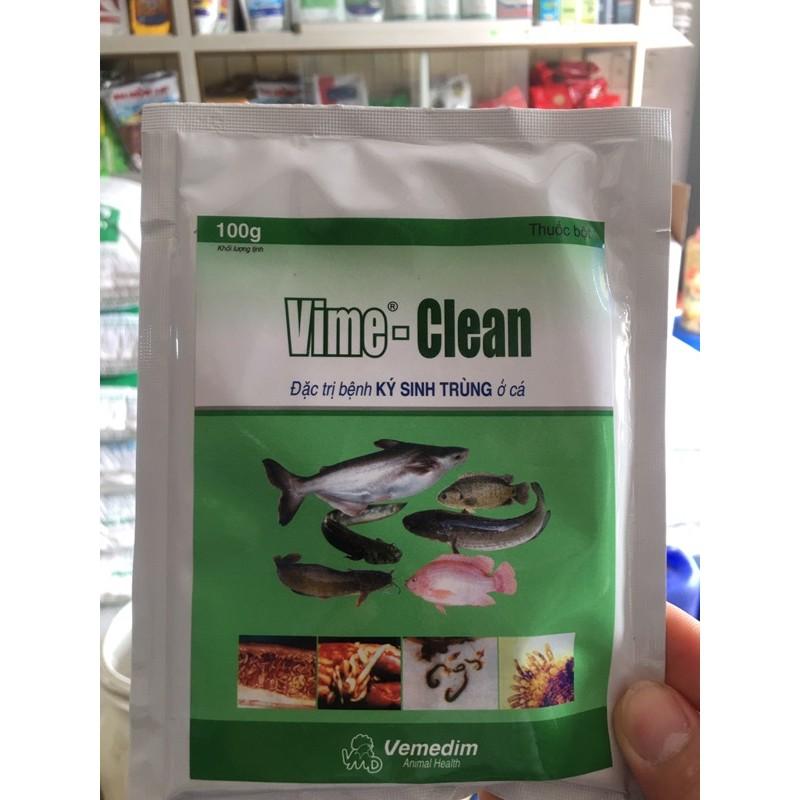 ký sinh trùng trên cá, vime clean 100g/ gói