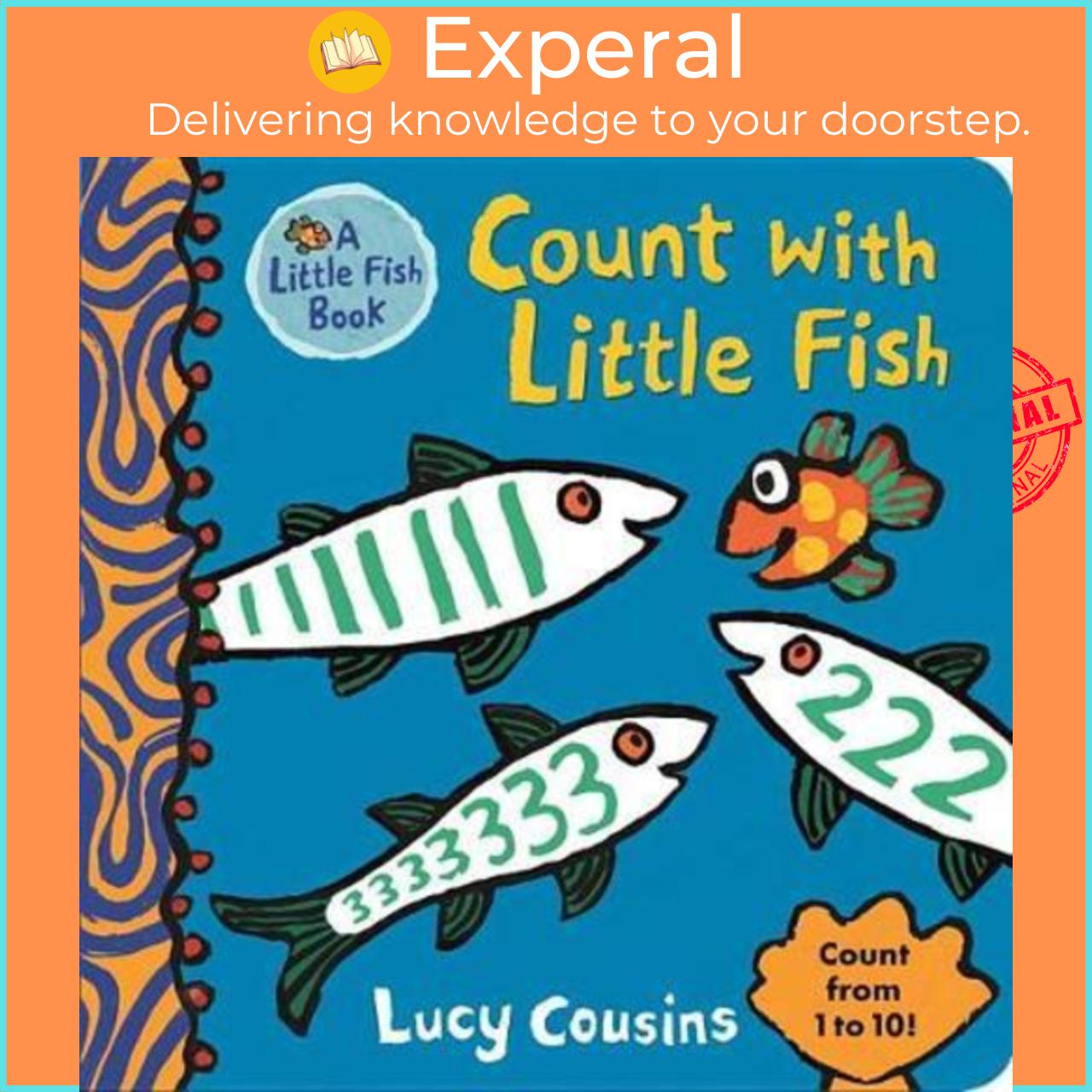 Sách - Count with Little Fish by Lucy Cousins (US edition, paperback)