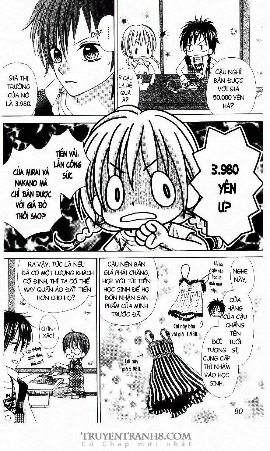 tiệm thời trang, love cotton chapter 3 22