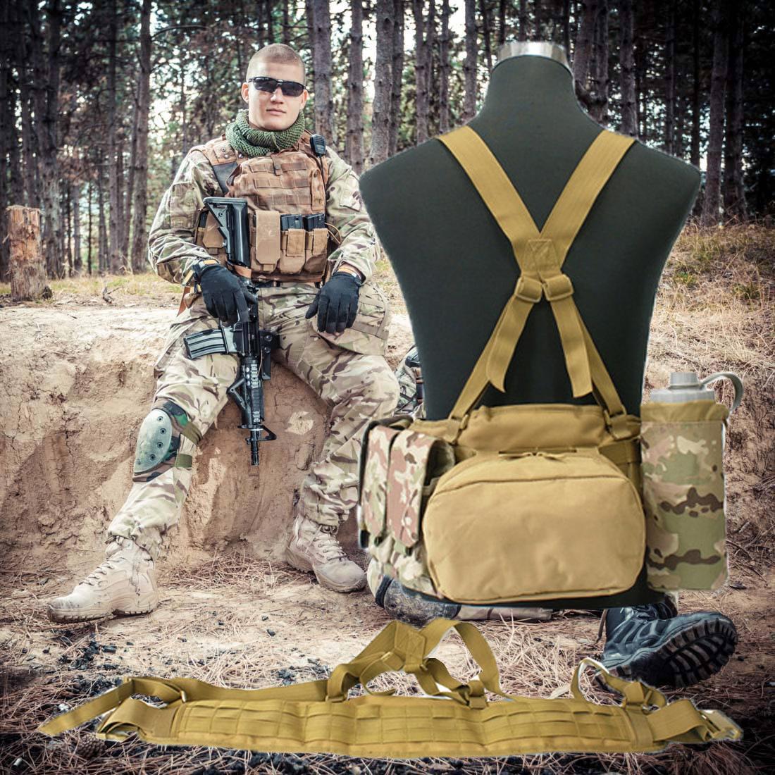Chiến thuật Molle Belle Săn bắn quân đội Nylon Nylon Battle Belt Color: Belt-02-CP