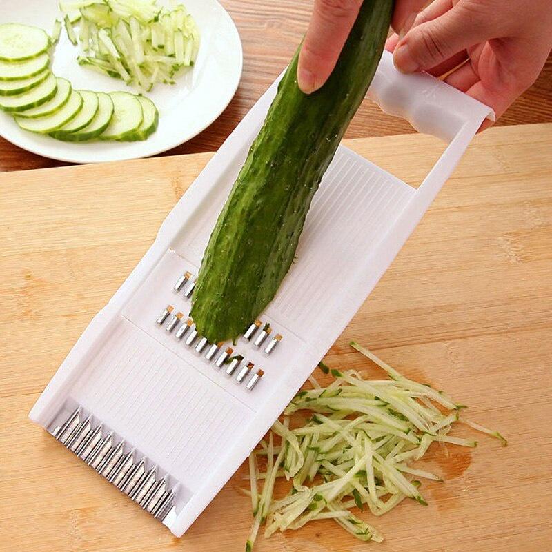 5In1 Multifunctional Vegetable Cutter Potato Slicer Carrot Grater Onion Dicer Kitchen Accessories Steel Blade Vegetable Tools