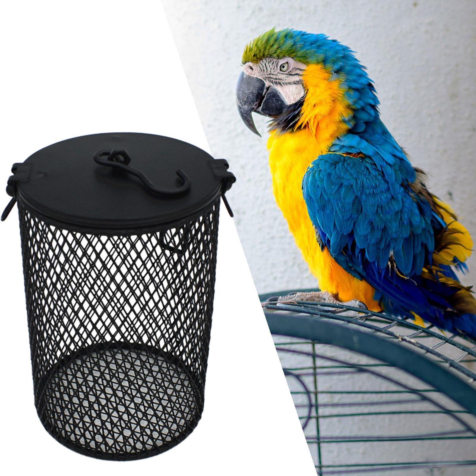 Reptile Heater Guard Reptile Lamp Cover Protection Reptile Lampshade Tortoise Iron Habitats Amphibian Turtle Heat Mesh Cage