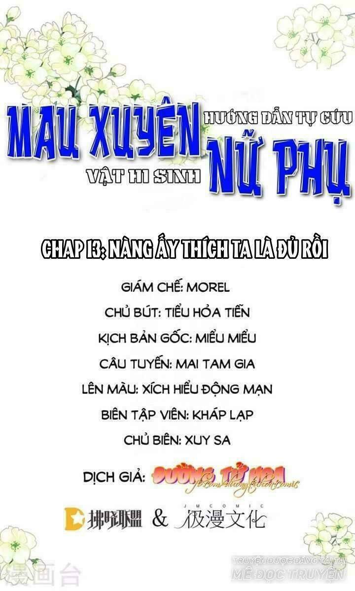 mau xuyên hướng dẫn tự cứu vật hi sinh nữ phụ chapter 13 1