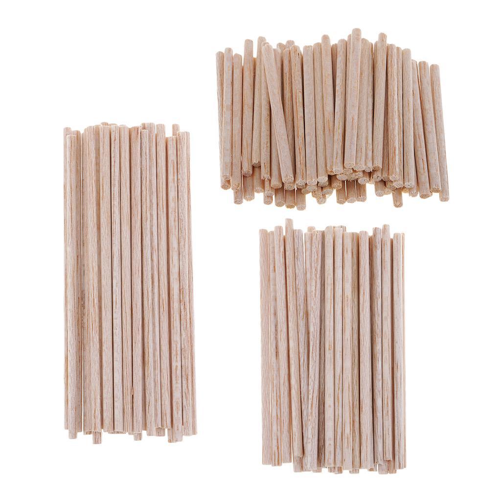 2-8pack Unfinished Balsa Wood Stick DIY Wood Modelling Stick DIY crafts 100mm