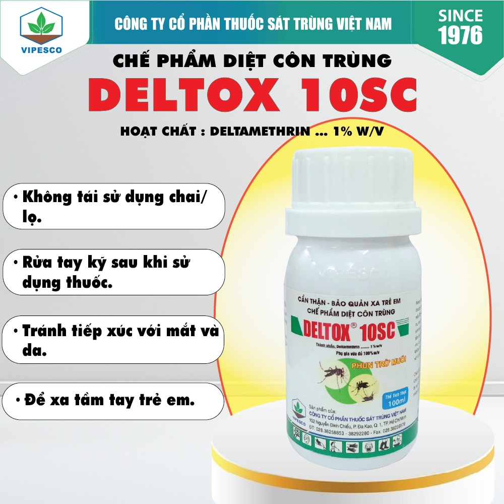 DELTOX 10SC (100ml) - DIỆT TRỪ RUỒI, MUỖI