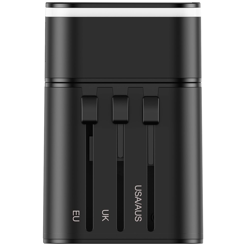 Bộ sạc du lịch toàn cầu sạc nhanh đa năng Baseus Removable 2in1 universal travel adapter PPS (Hàng chính hãng)