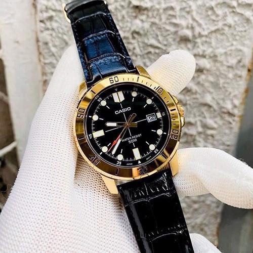 Đồng Hồ Nam Dây Da Casio Standard MTP-VD01GL-1E Chính Hãng - MTP-VD01GL-1EVUDF