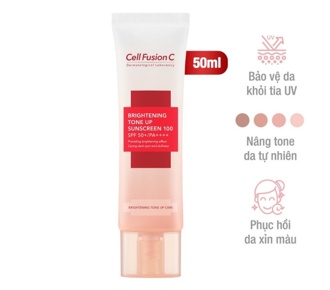 Kem chống nắng Cell Fusion C Hàn Quốc Giúp nâng tông, bảo vệ da khỏi tia UV, phục hồi da xỉ màu và không bết dính - QuaTangMe Extaste
