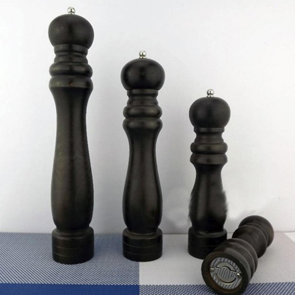 Vintage Wooden Pepper Grinder or Salt Grinder - Manual Pepper Mill - -