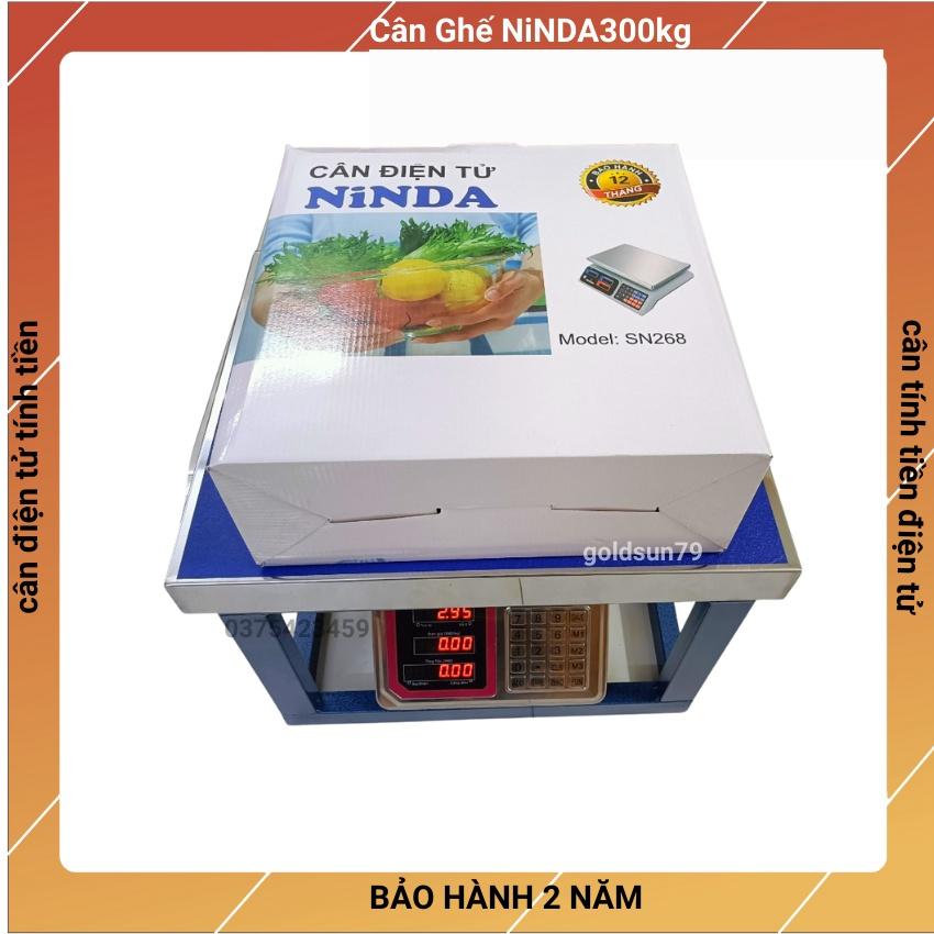 cân điện tử tính tiền cân ghế NinDa ( 300kg ) màn hình LED đỏ