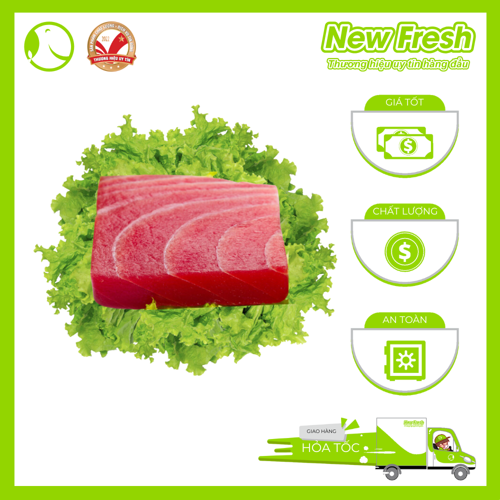 Cá Ngừ Saku Đại Dương Xuất Khẩu Túi 1Kg