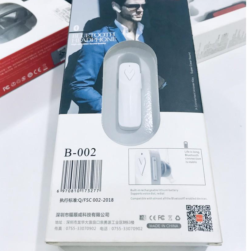 Tai nghe Bluetooth B-002 headset