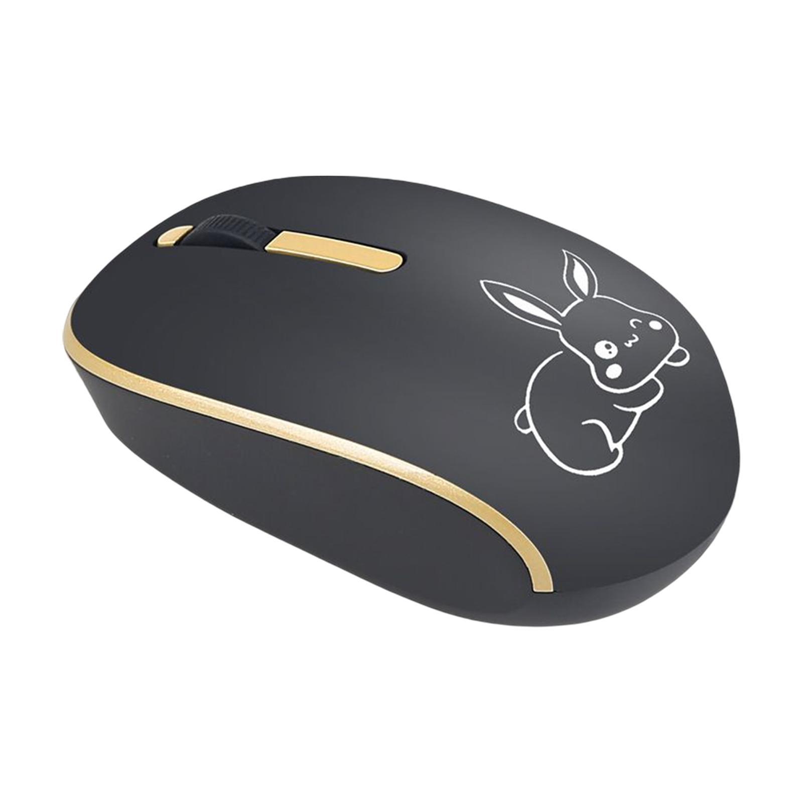 2.4G Wireless Mouse Silent Clicking with USB Receiver for Notebook Desktop