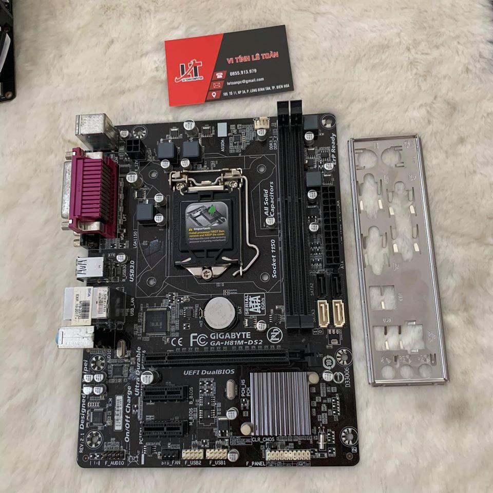 Mainboard Gigabyte H81M-DS2 Socket 1150 nguyên zin- Hàng Chính Hãng