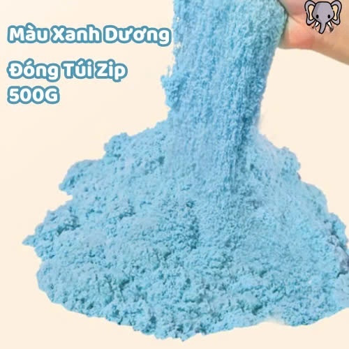 COMBO 1 kg Cát Động Lực Cát Nặn Cát Vi Sinh GỒM: 500g cát màu cam 500g cát màu xanh 6 khuôn hình 1 phao Bồ cào và xẻng SÁNG TẠO AN TOÀN PHÁT TRIỂN TOÀN DIỆN Cho Bé Trẻ Em Đất Nặn