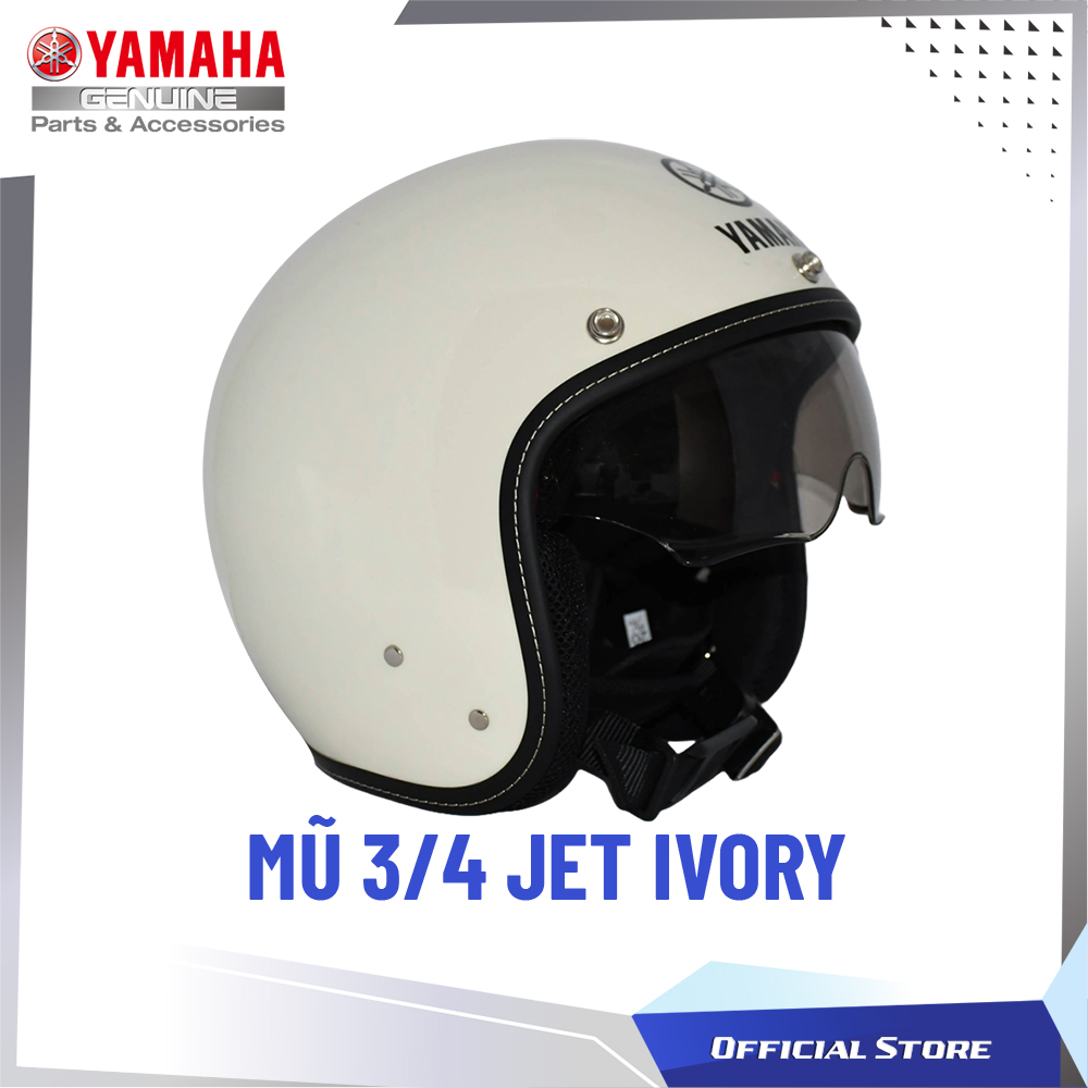 MŨ 3/4 JET IVORY