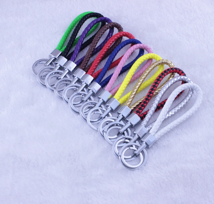 Móc Khóa Thời Trang Da PU Rope Móc Gắn Chìa Khóa Xe Máy
