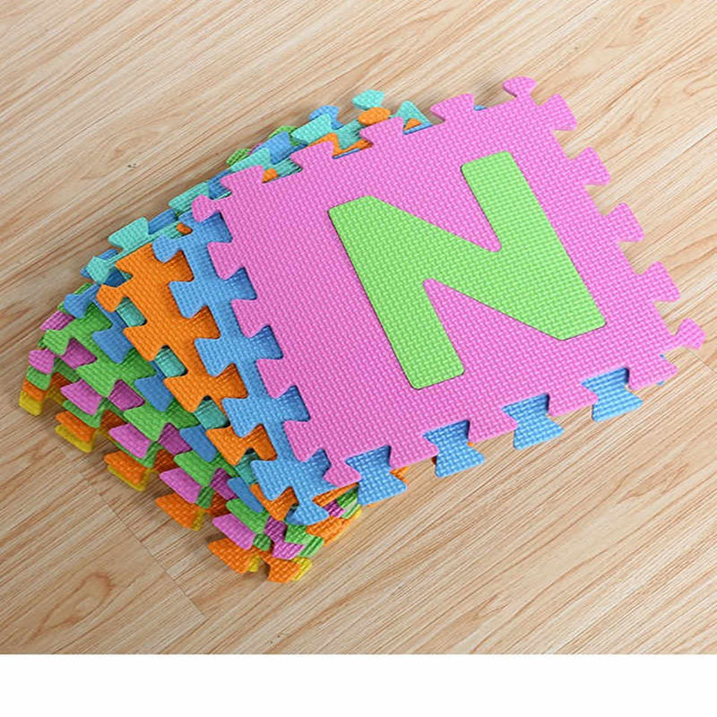 Bộ 26 miếng xốp size lớn,in hình bảng chữ cái từ A đến Z, chất liệu nhựa EVA chống trượt cho bé