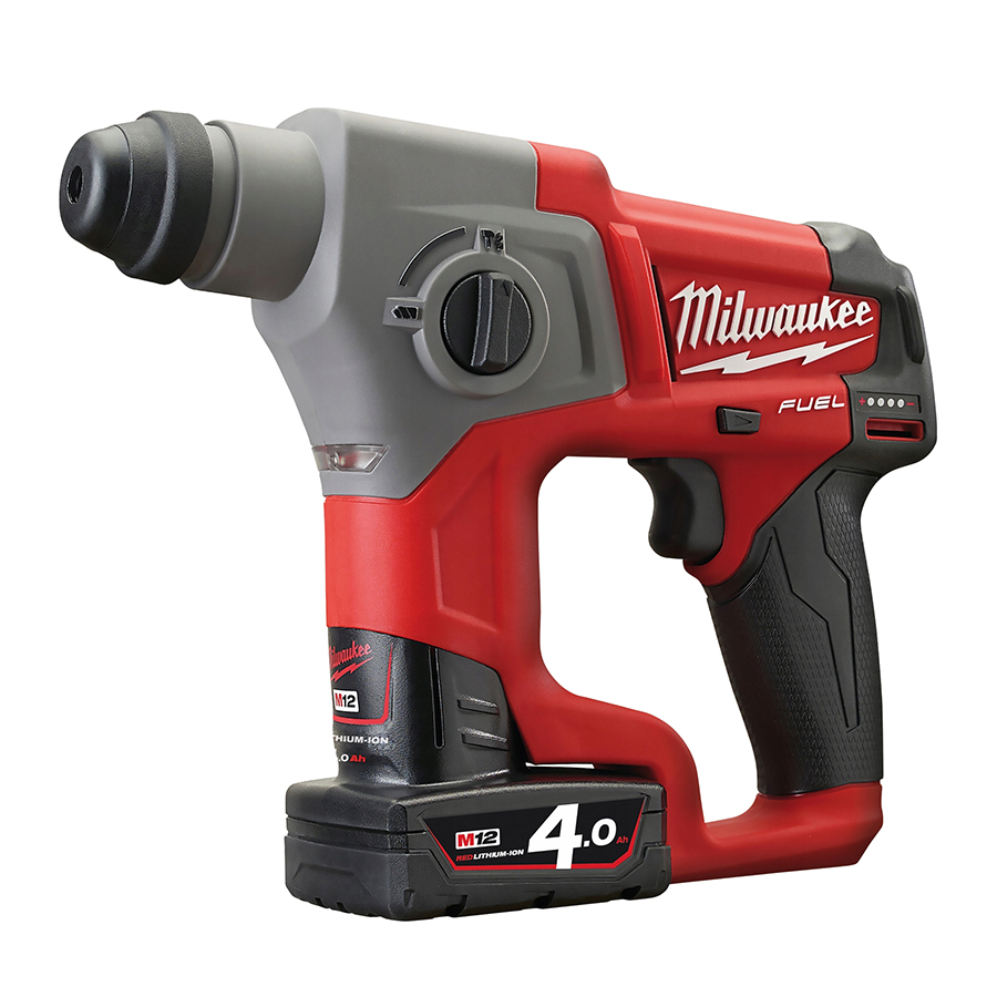 Máy khoan búa Milwaukee M12 CH-402C SET (2 pin x 4.0Ah, 1 sạc)