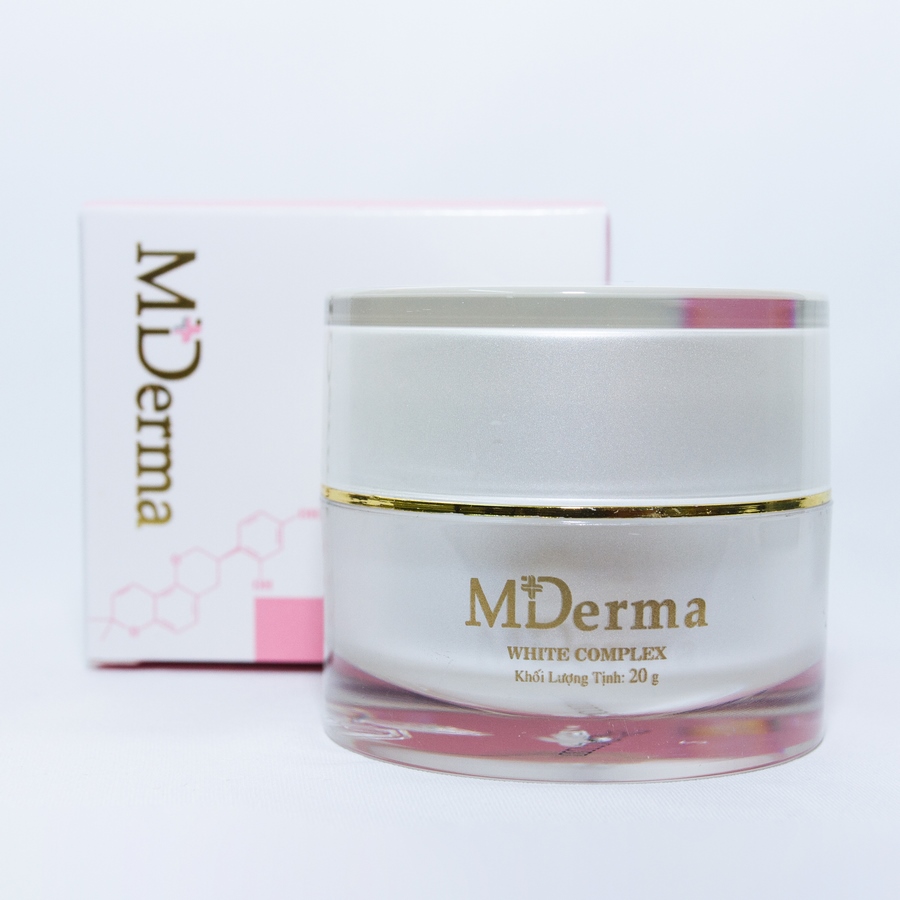 Kem dưỡng trắng da MDerma Whitening Complex - 20gr - Trẻ trung xinh đẹp [Chính hãng]