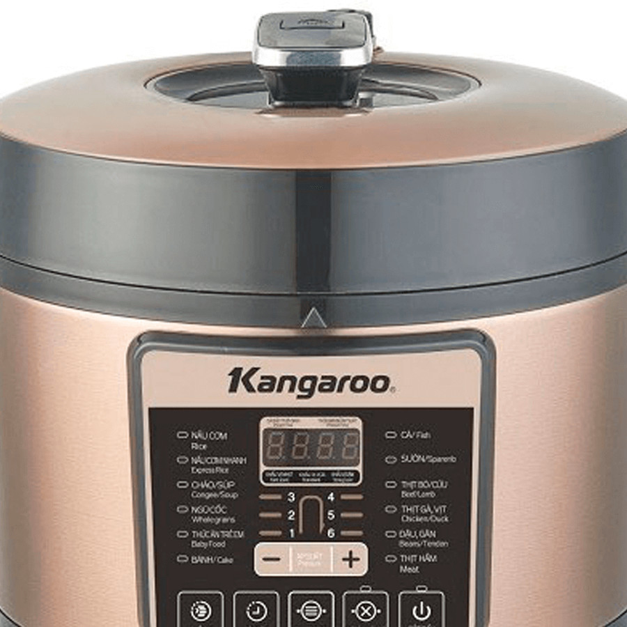 Nồi áp suất điện tử Kangaroo KG6P1 6L - Hàng chính hãng