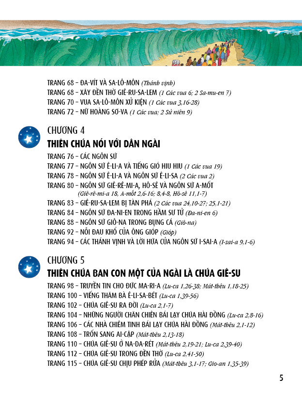 KINH THÁNH CHO THIẾU NHI – Cựu Ước và Tân Ước